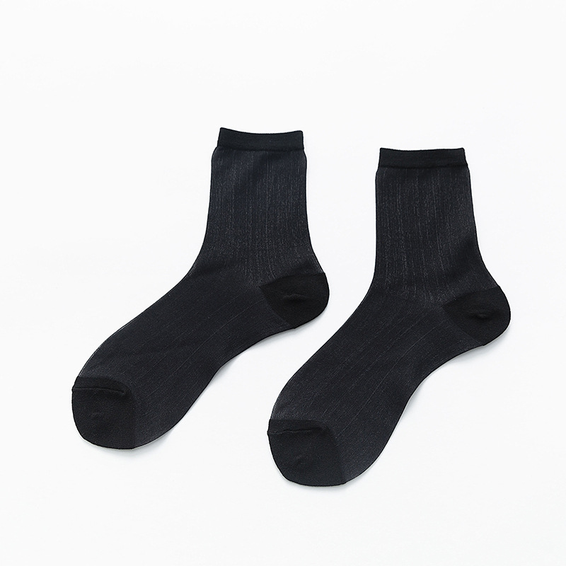 Socks Girls Socks Ins Thin Section Candy Color Long Section College Wind Thin Stockings